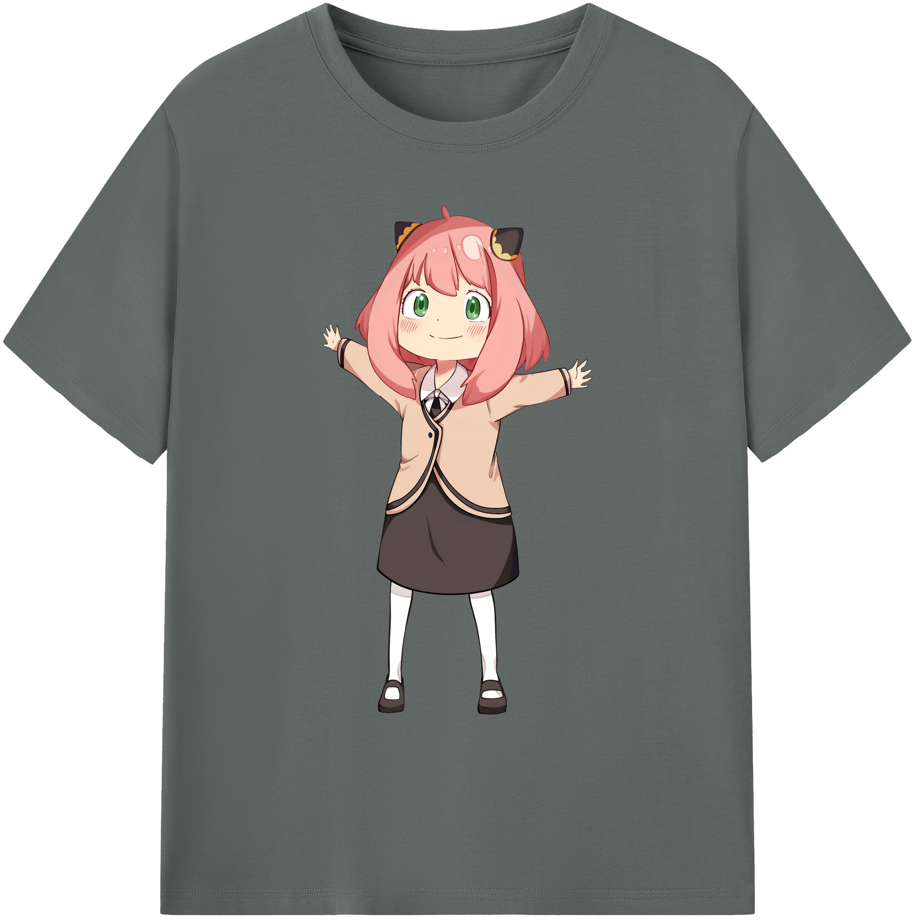 （画像用） SPY×FAMILY间谍家家酒 綿100％ メンズ半袖Tシャツ｜肌触りやわらか＆通気性